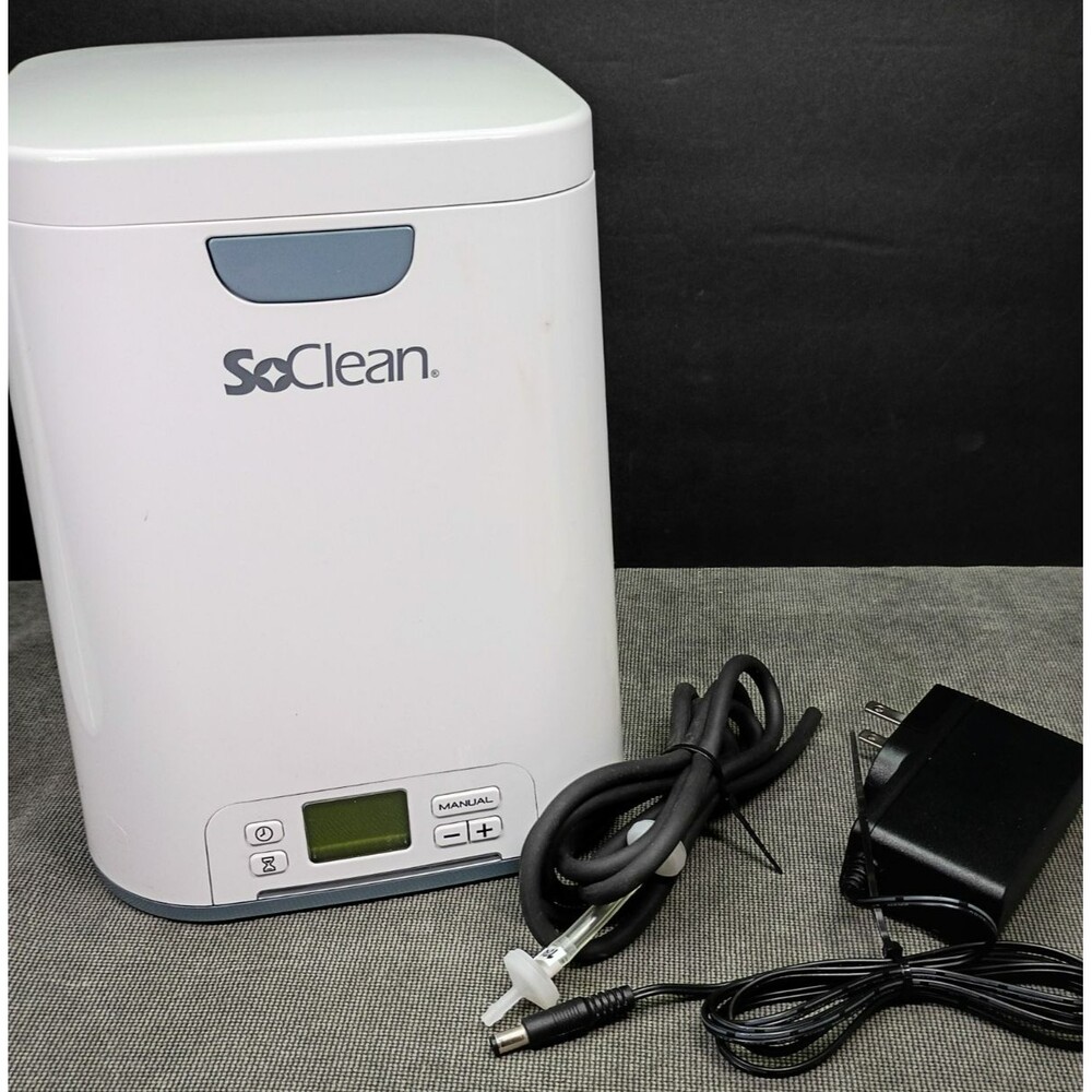 SoClean 2 Cleaner & Sanitizer Machine SC1200 w/ Power Adapter + Hose